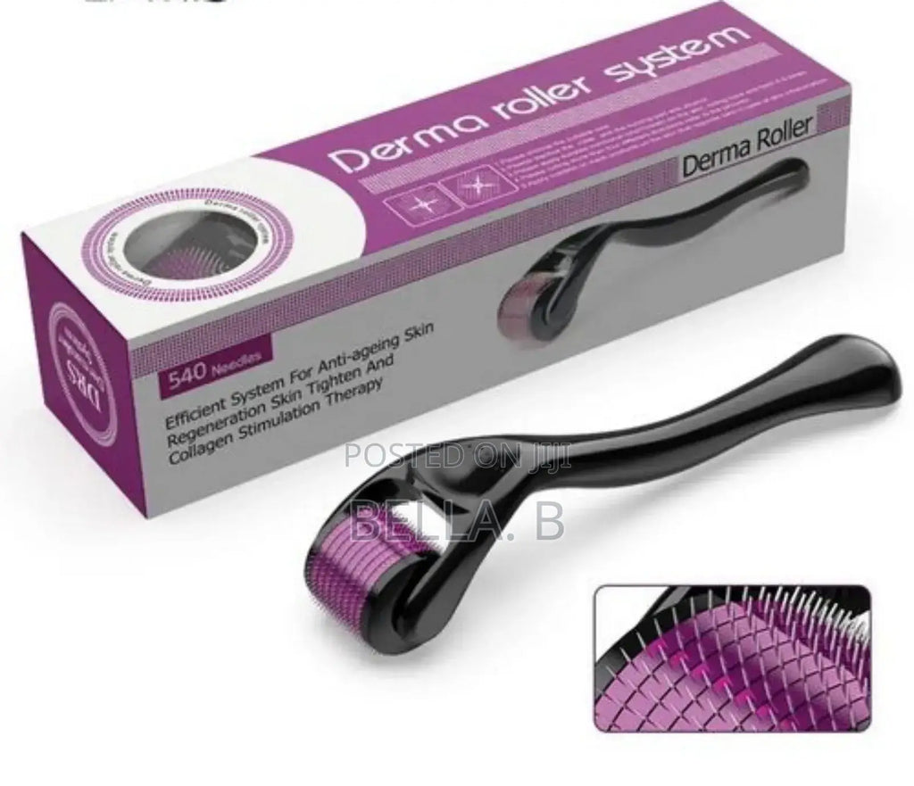 Derma Roller for Skin, Hair & Beard Growth – 0.5mm, 1.0mm & 1.5mm