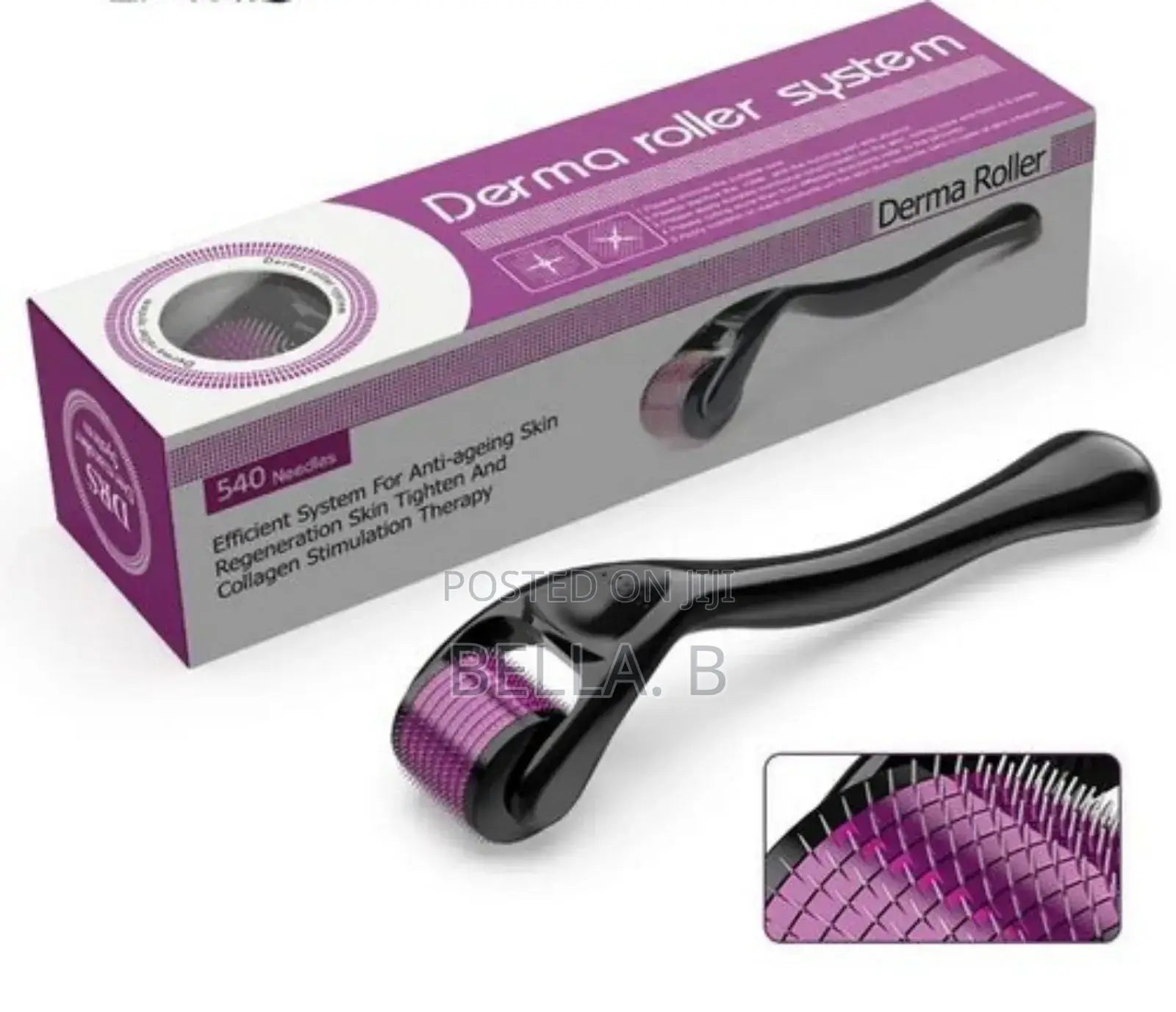 Derma Roller for Skin, Hair & Beard Growth – 0.5mm, 1.0mm & 1.5mm