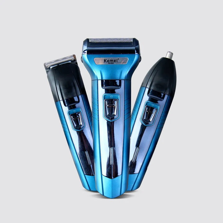Kemei KM-6330 3-in-1 Grooming Kit – Shaver, Epilator & Nose Trimmer
