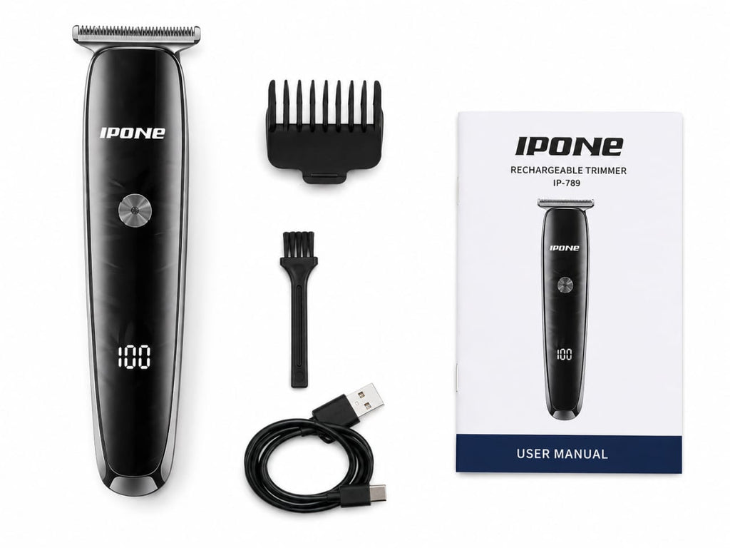 IPONE IP-789 Soft Touch Professional Rechargeable Hair Trimmer