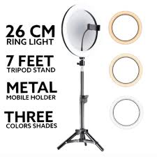 18.3" LED Ring Light with Adjustable Tripod Stand