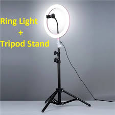 18.3" LED Ring Light with Adjustable Tripod Stand