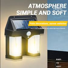 Solar LED Wall Light – Outdoor Waterproof Up & Down Luminous Lamp