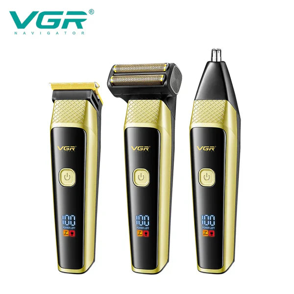 VGR VL-366 Professional 3-in-1 Grooming Kit for Men | 90 Min Runtime